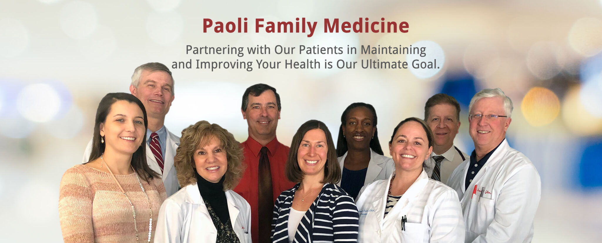 Paoli Family Medicine - Care for the Entire Family Banner - 2020